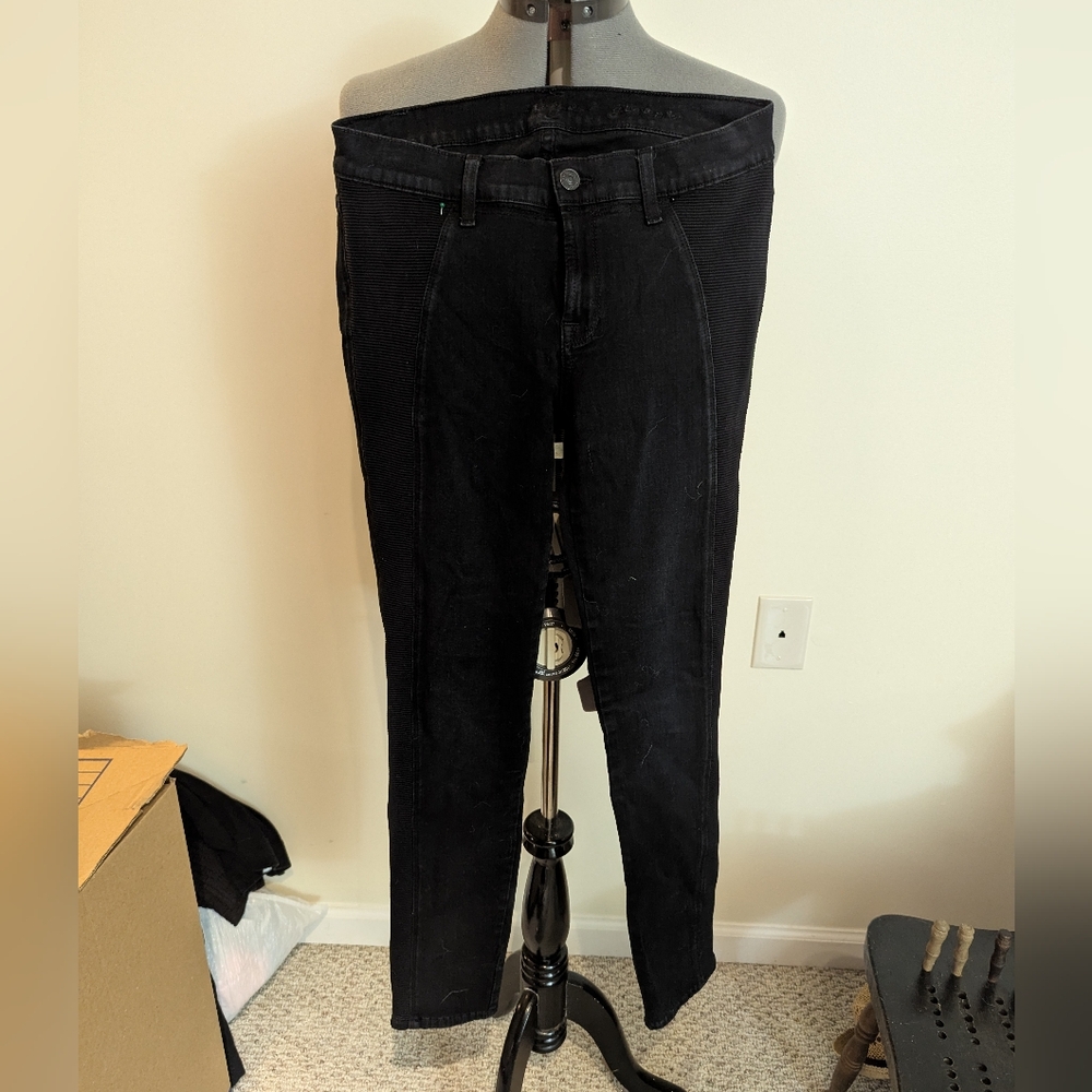 Black Biker Pants